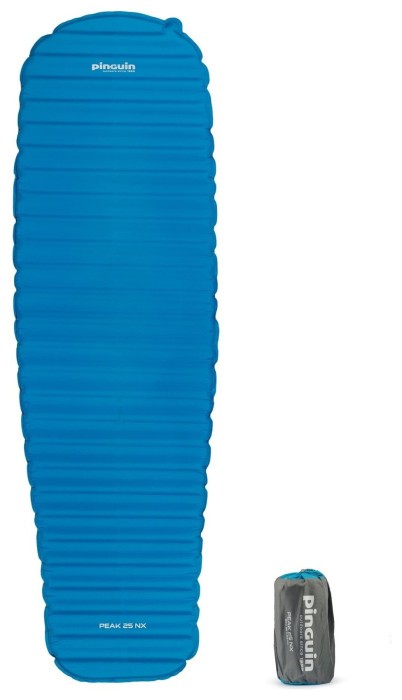 Самонадувающийся коврик Pinguin Peak NX, 184x55x2.5см, Petrol