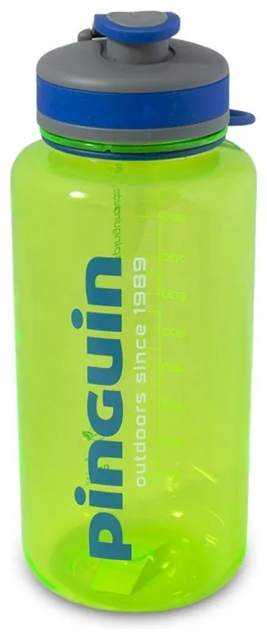 Фляга Pinguin Tritan Fat Sport Bottle 2023 BPA-free, 1,0 L, Green