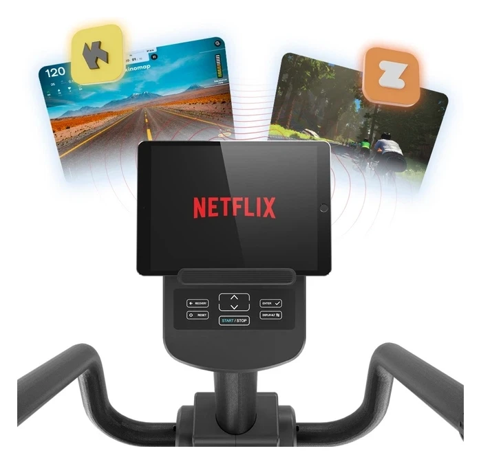 Горизонтальний велотренажер FitLogic B1902R, укр, укр