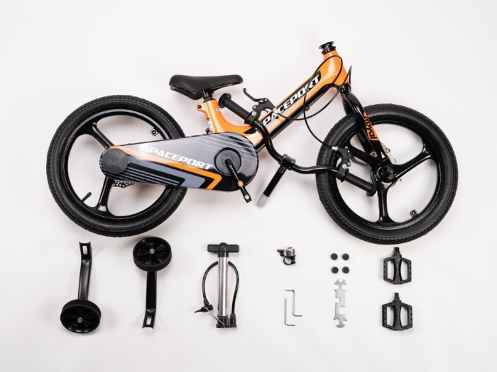 Велосипед RoyalBaby SPACE PORT 18", OFFICIAL UA, помаранчевий, укр, укр