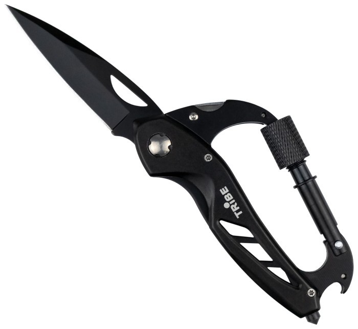 Ніж Tribe Carabiner Knife T-MG-0014-black, укр, укр