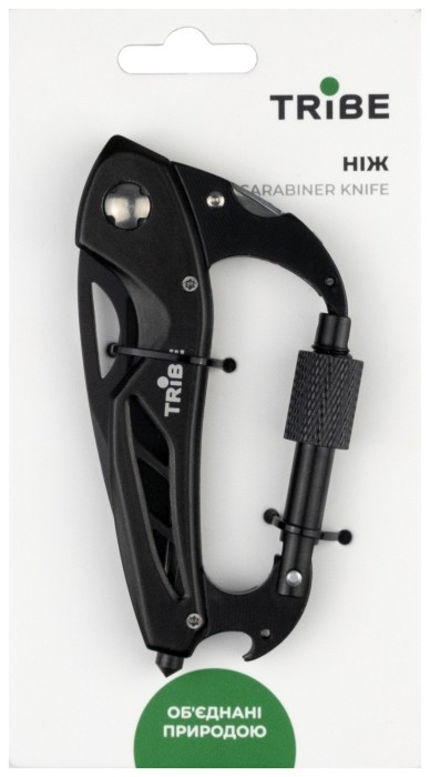 Ніж Tribe Carabiner Knife T-MG-0014-black