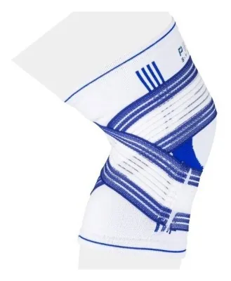 Наколінник Power System PS-6008 Knee Support Pro Blue/White (1шт.) S/M