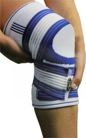 Наколінник Power System PS-6008 Knee Support Pro Blue/White (1шт.) S/M