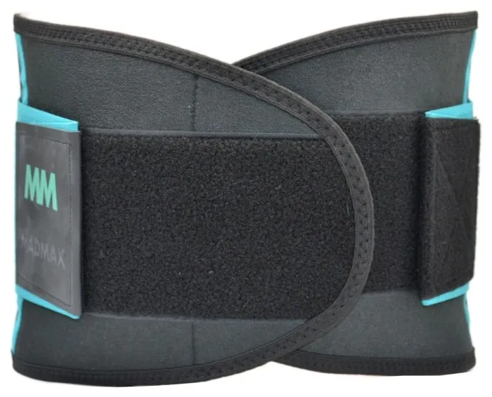 Пояс компрессійний MadMax MFA-277 Slimming belt Black/turquoise M
