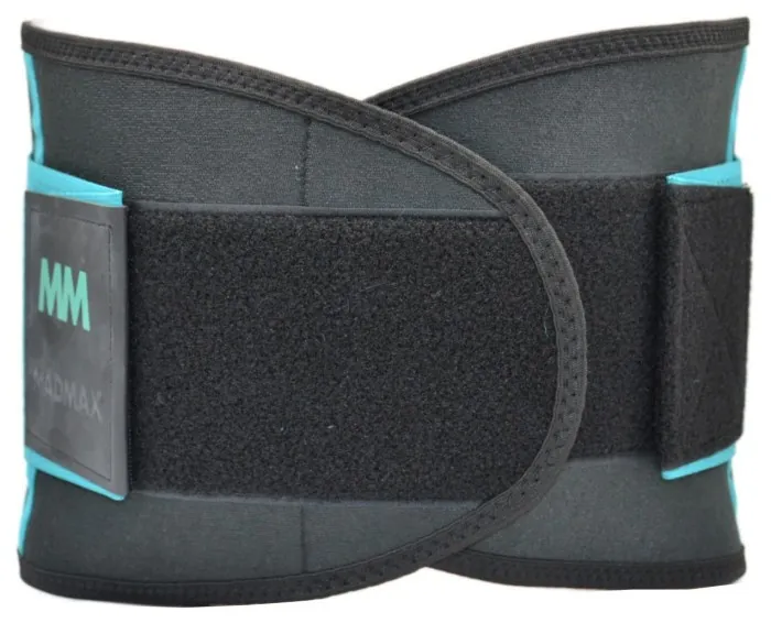 Пояс компрессійний MadMax MFA-277 Slimming belt Black/turquoise M