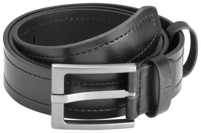 Ремінь чоловічий шкіряний Semi Line Black (P8236-0 XL)