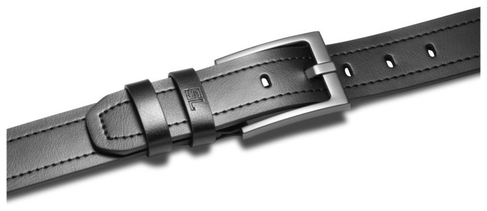 Ремінь чоловічий шкіряний Semi Line Black (P8236-0 XL)