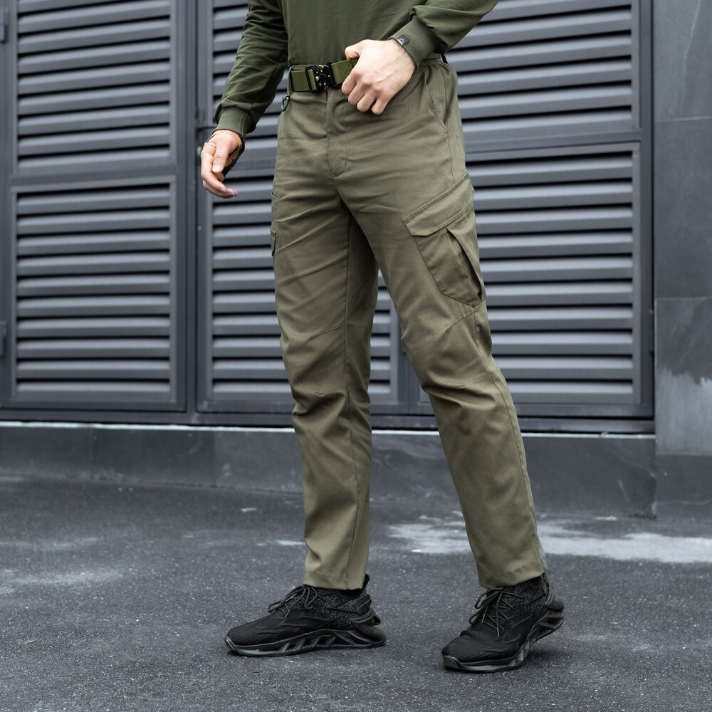 Тактичні весняні штани хакі 2XL Pobedov Tactical V2, укр, укр