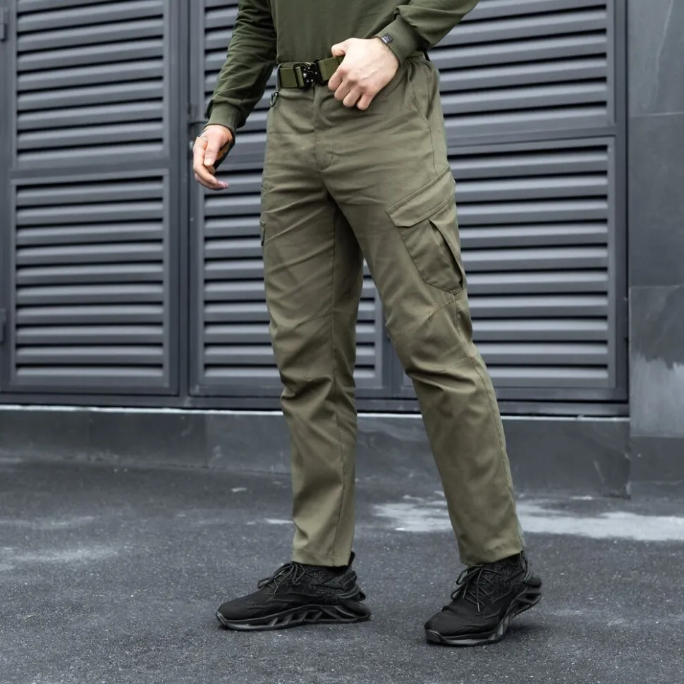 Тактичні весняні штани хакі 2XL Pobedov Tactical V2 (L)