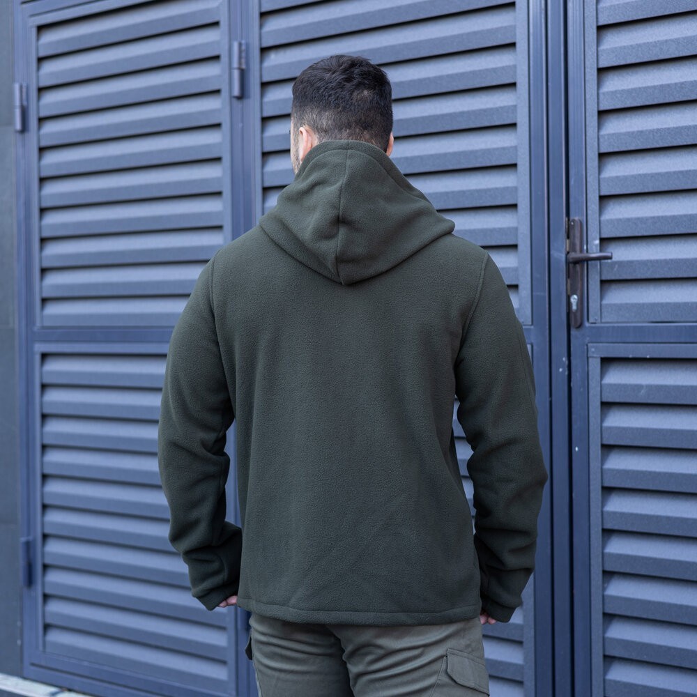 Чоловіча толстовка флісова на блискавці Pobedov Explorer хакі