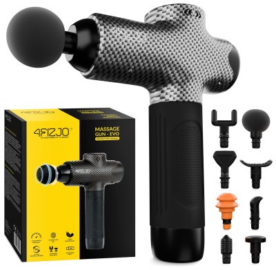 Ручний перкусійний масажер 4FIZJO Massage Gun Evo 30 Вт масажний пістолет (P-5907739319920)