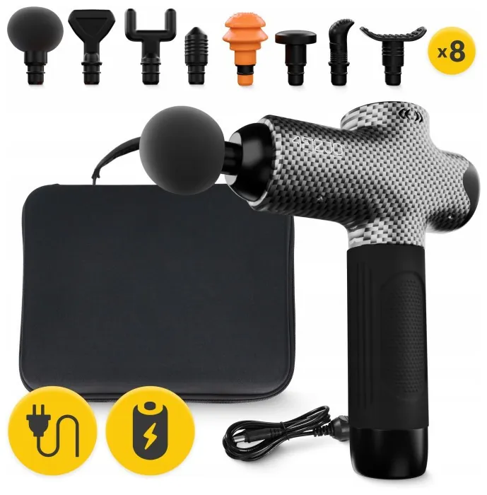 Ручний перкусійний масажер 4FIZJO Massage Gun Evo 30 Вт масажний пістолет (P-5907739319920)
