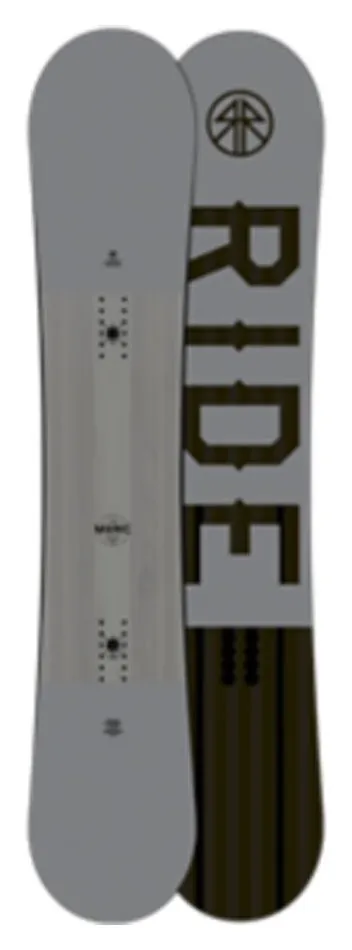 Сноуборд Ride MANIC 158 Grey/Black (1250025) (158 см black/grey)