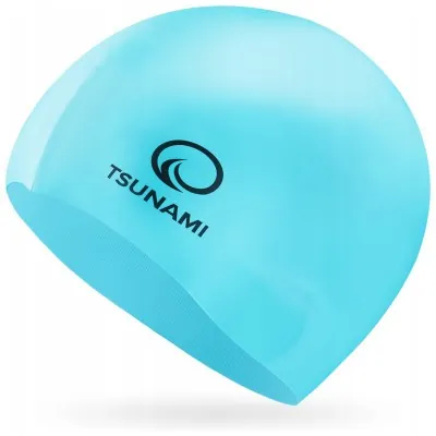 Шапочка для плавання TSUNAMI Kids дитяча Sky Blue (P-5905973401807)
