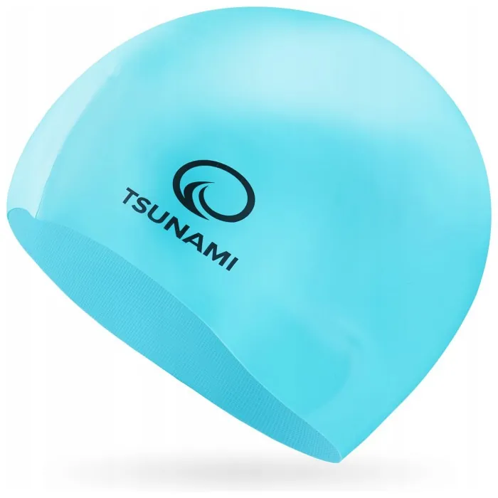 Шапочка для плавання TSUNAMI Kids дитяча Sky Blue (P-5905973401807)