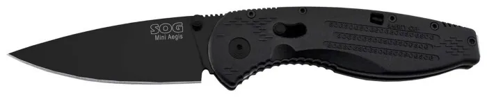 Ніж складаний SOG Aegis Mini, Black