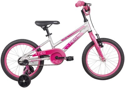 Велосипед 16&quot; Apollo NEO girls Brushed Alloy / Pink / Dark Pink Fade