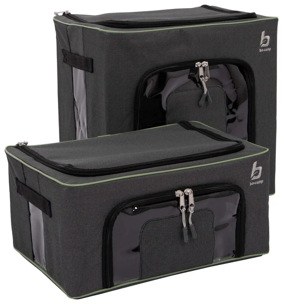 Комплект боксів-органайзерів складаних Bo-Camp Box Set M+L Anthracite (1709280) (DSM_DAS303855)