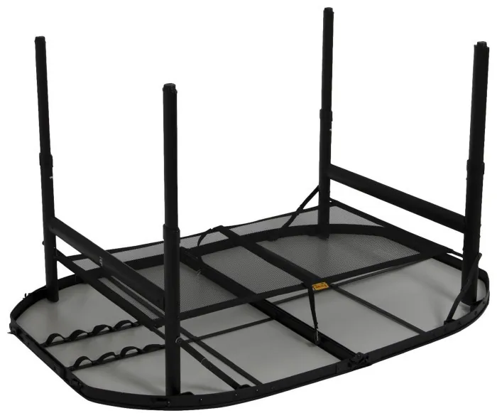 Стол Bo-Camp Northgate Oval 120x80 cm Black/Grey (1404187)