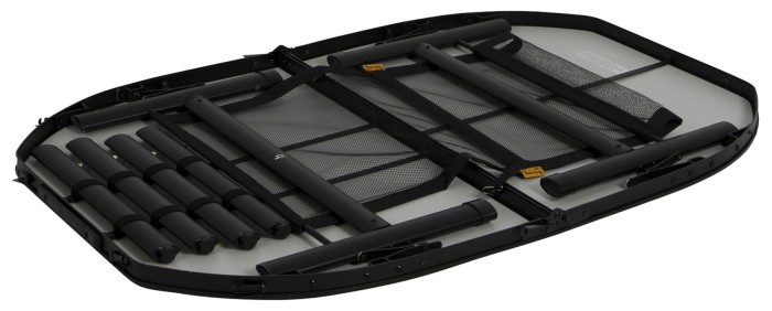 Стол Bo-Camp Northgate Oval 120x80 cm Black/Grey (1404187)