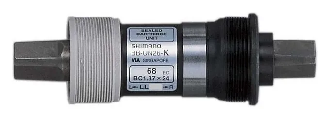 Каретка Shimano (BBUN26B27B) BB-UN26 BSA 68x127.5мм, 1.37Х24 2018