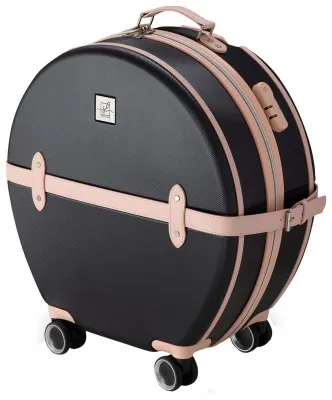 Валіза Semi Line 24" (M) Black/Pink Cream (T5671-3)