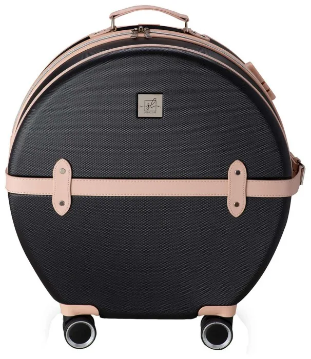 Валіза Semi Line 24" (M) Black/Pink Cream (T5671-3)