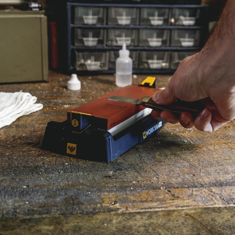 Work Sharp Точилка механічна Benchtop Whetstone Sharpener WSBCHWHT-I, укр, укр