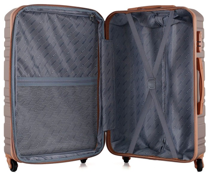 Валіза Semi Line 24" (M) Graphite/Brown (T5689-2)