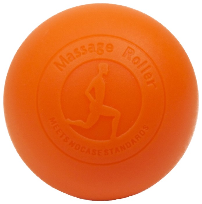 Масажний м'ячик EasyFit каучук 6.5 см помаранчевий, укр, укр