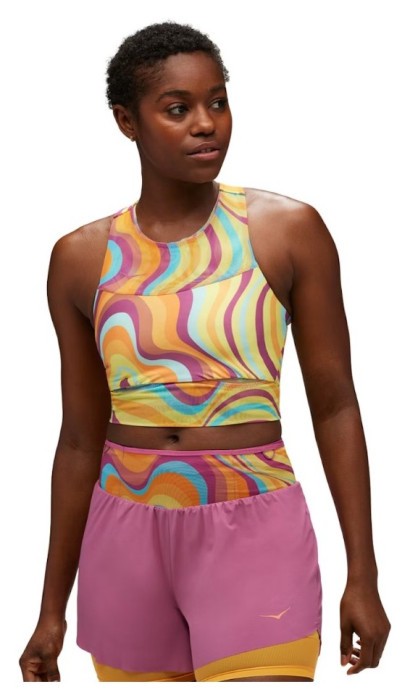 Топ HOKA ( 1151086 ) RACE DAY BRA PRINT 2024