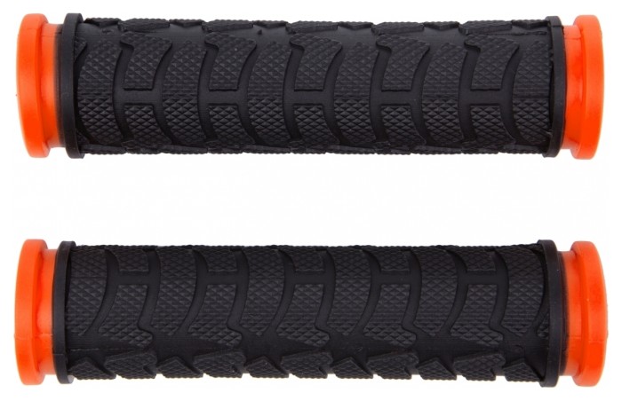 Грипси L122мм BRAVVOS FL-424 гумові чорно-жовтогарячі, укр, укр
