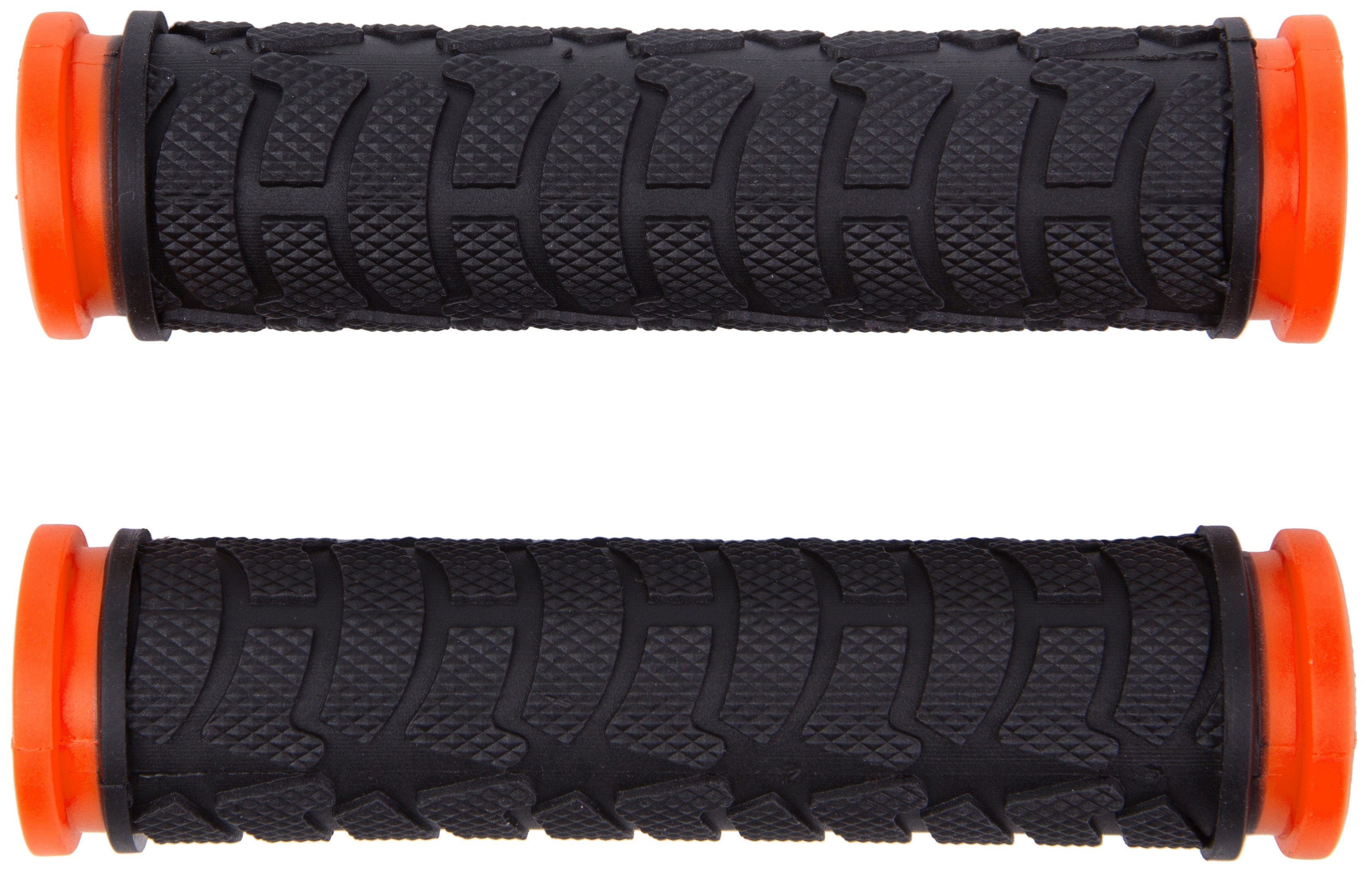 Грипси L122мм BRAVVOS FL-424 гумові чорно-жовтогарячі, укр, укр