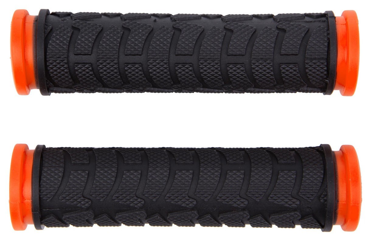 Грипси L122мм BRAVVOS FL-424 гумові чорно-жовтогарячі, укр, укр