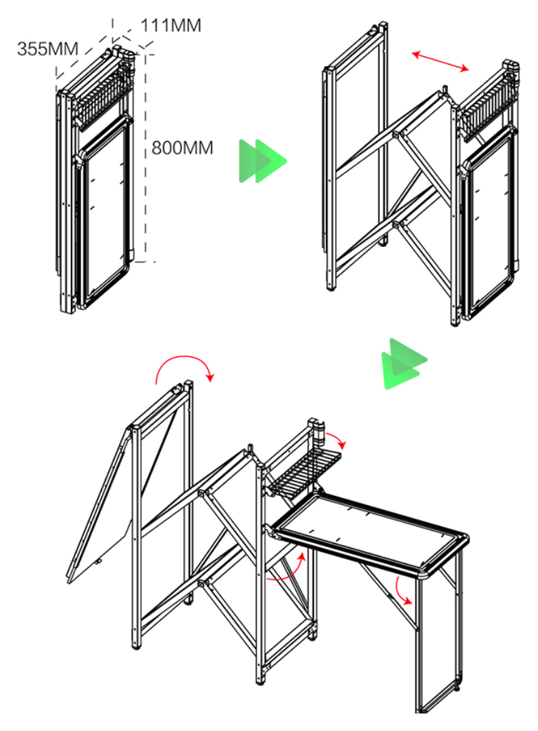 Складная тумба BRS-Z12
