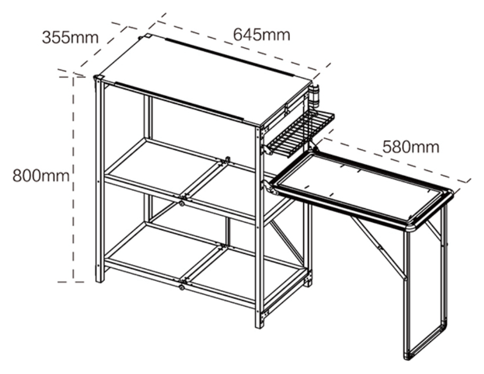 Складная тумба BRS-Z12