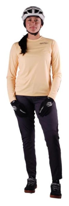 Джерси TLD WOMENS LILIUM PRO LS JERSEY; MONO [BUTTER] XS