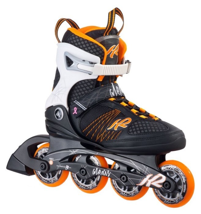 Роликові коньки для дорослих K2 ALEXIS 80 W 38 (7.5US) 245мм Black/orange/white (30A0104), укр, укр