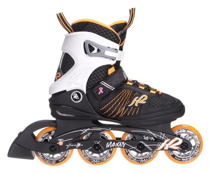 Роликові коньки для дорослих K2 ALEXIS 80 W 38 (7.5US) 245мм Black/orange/white (30A0104)