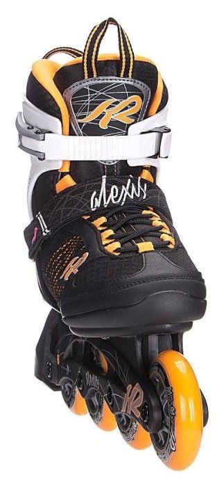 Роликові коньки для дорослих K2 ALEXIS 80 W 38 (7.5US) 245мм Black/orange/white (30A0104), укр, укр
