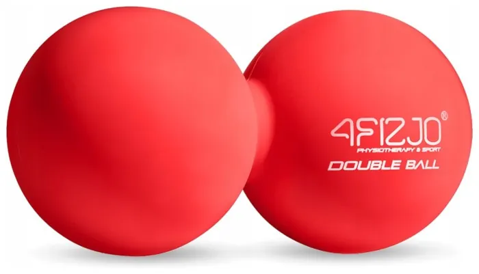 Масажний м'яч подвійний 4FIZJO Lacrosse Double Ball 6.5 x 13.5 см Red (P-5907222931219)