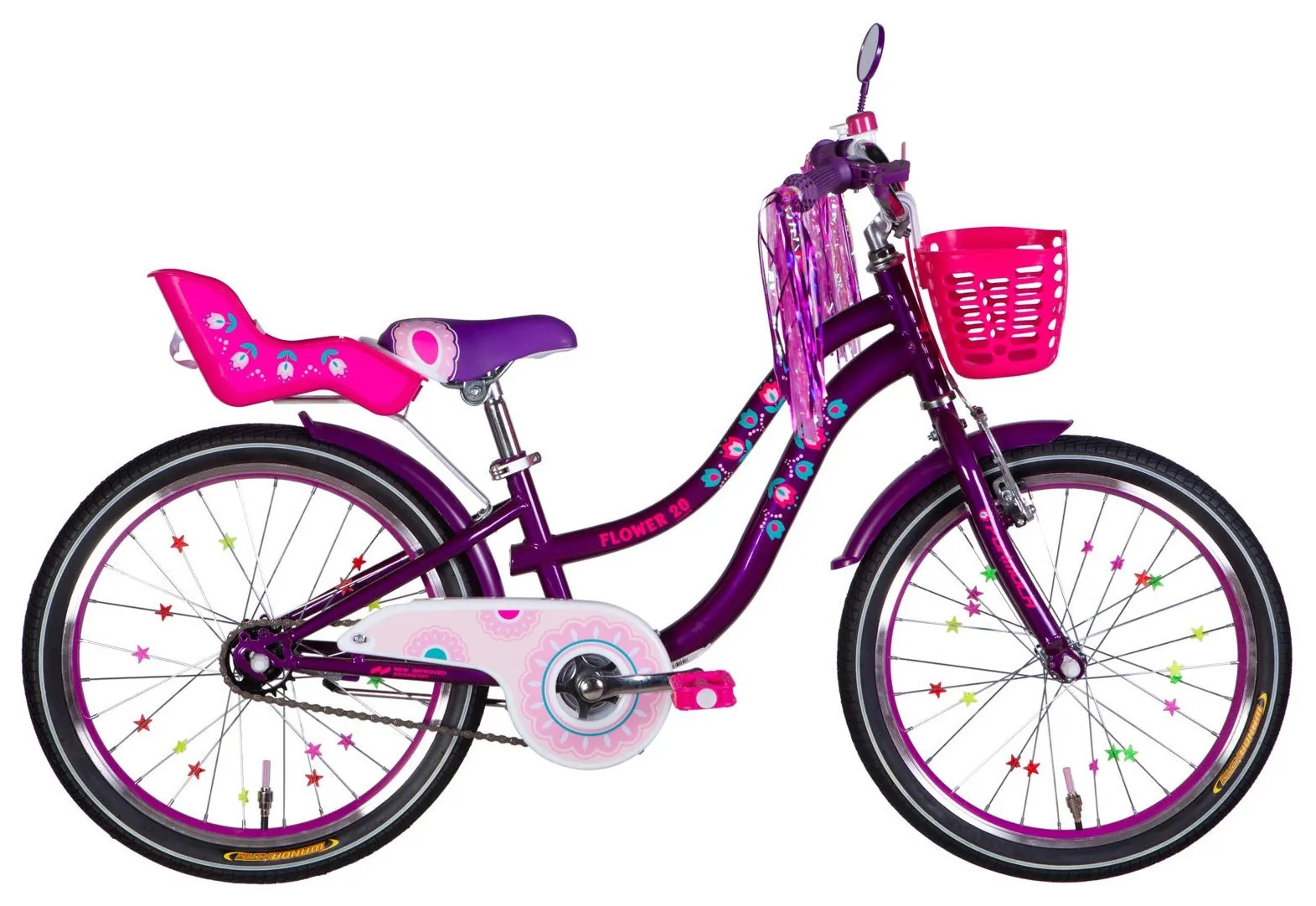 Велосипед ST 20" Formula Kid FLOWER PREMIUM BH рама-10" фіолетовий 2026 (OPS-FRK-20-245)