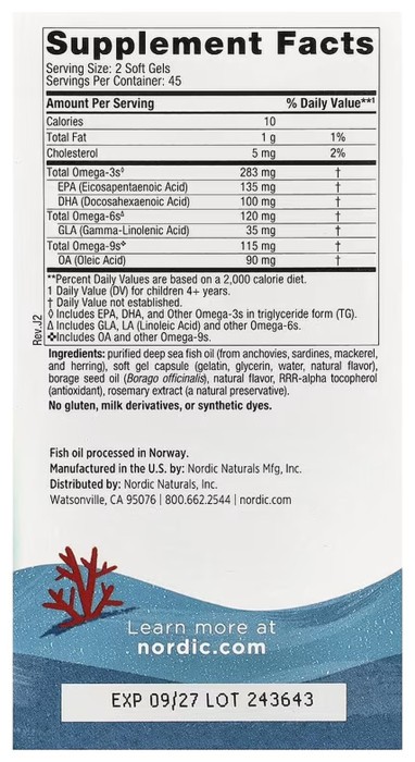 Complete Omega Junior - 90 mini softgels