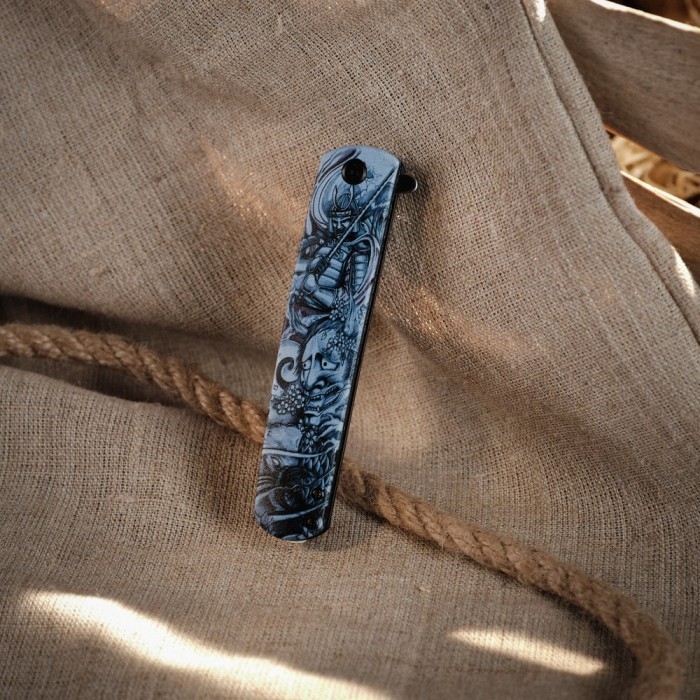 Ніж складаний Ganzo G626-GS сiрий самурай, укр, укр