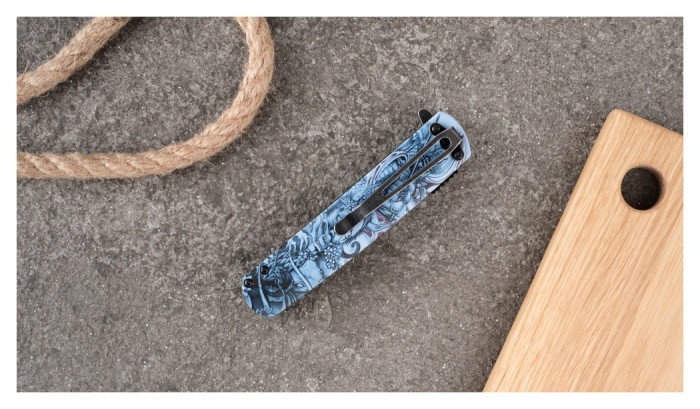 Ніж складаний Ganzo G626-GS сiрий самурай, укр, укр