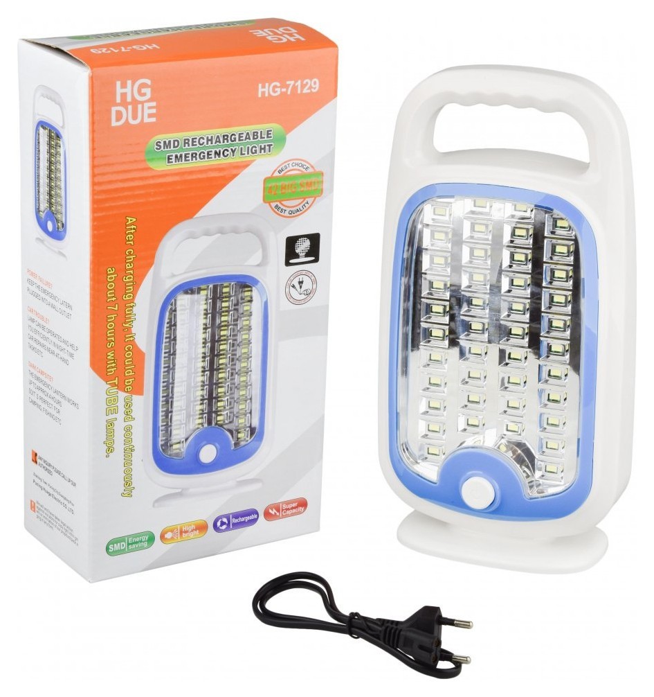 Светодиодная лампа HG-7129, 3000 mAh с ярким освещением с аккумулятором Maraton