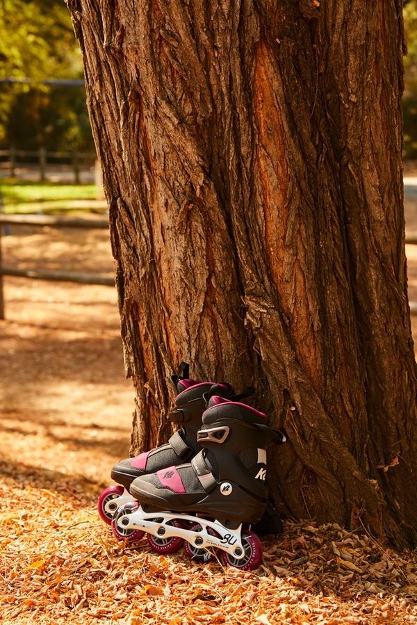 Роликовые коньки для взрослых K2 ALEXIS 80 ALU W 35 (5.0US) 220мм Black/dark grey/pink (30E0270.1.1)