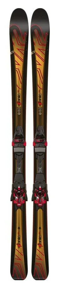 Лижі гірські комплект K2 IKONIC 80+M3 12 TC 170см Black/red/gold (1050005.140.1+1051106.140.1) (177 см black/red, gold)