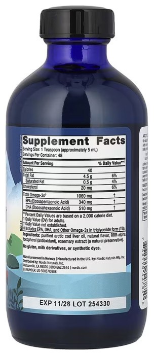 Arctic Cod Liver Oil™ - 237 ml Orange